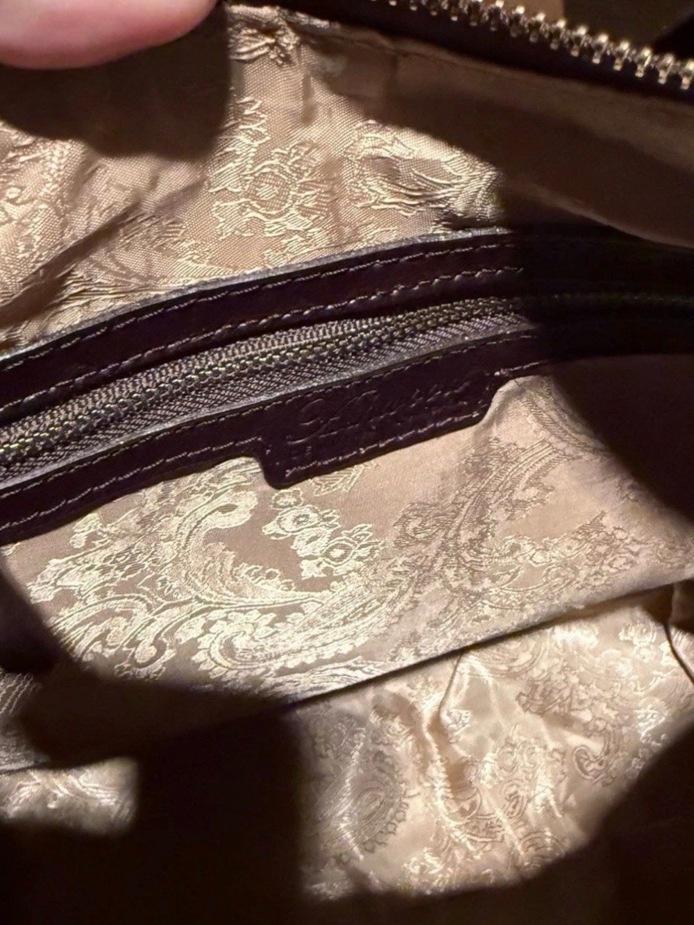 Ashwood Cowhide Leather Hobo / Slouch Bag Large New With Tags Adjustable Straps - Picture 10 of 11